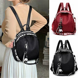Women Backpack Oxford School Backpack Lady Rucksack Shoulder Bag Tote