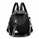 Women Backpack Oxford School Backpack Lady Rucksack Shoulder Bag Tote