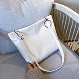 Women Handbag Big Capacity Tote Soft PU Leather Shoulder Bags Ladies sac