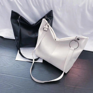 Women Handbag Big Capacity Tote Soft PU Leather Shoulder Bags Ladies sac