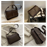 Square Crossbody Bag Flap Shoulder Handbag
