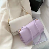 French Stick Handbag Pu Leisure Armpit Bag Solid Handbag2021