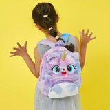Girls Soft Cartoon Tie Dyed Kindergarten Kids School Bags Small