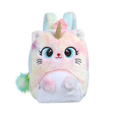 Girls Soft Cartoon Tie Dyed Kindergarten Kids School Bags Small