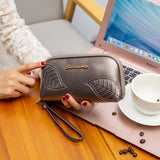 Retro Multi-card Pocket Wallet Zipper Women's Clutch Bag