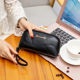Retro Multi-card Pocket Wallet Zipper Women's Clutch Bag