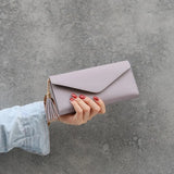 Heart-shaped Pendant Leather Women's Purse