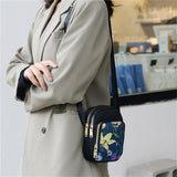 Mini Flower Shoulder Bag High Nylon Women Messenger Bag