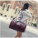 Retro Waterproof Sports Bag Weekend Duffel Bag