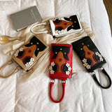 Sexy Woman Pattern Earrings Totes Ladies Shoulder Bag