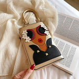 Sexy Woman Pattern Earrings Totes Ladies Shoulder Bag