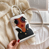 Sexy Woman Pattern Earrings Totes Ladies Shoulder Bag