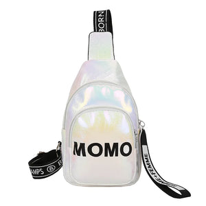 Chains Letter Casual Chest Crossbody Bag for Women