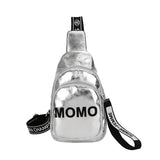 Chains Letter Casual Chest Crossbody Bag for Women