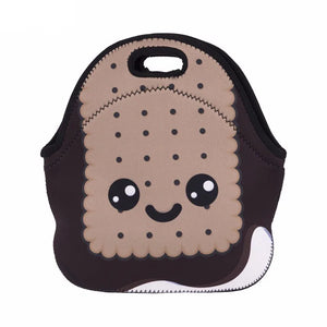 Insulated 3D Print Neoprene Lunch Bag - Lunch Bags Cooler Insulation
