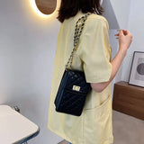 Diamond Chain Shoulder Bag Women's Crossbody Purse