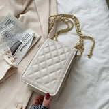 Diamond Chain Shoulder Bag Women's Crossbody Purse