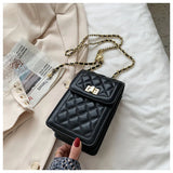 Diamond Chain Shoulder Bag Women's Crossbody Purse