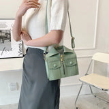 Women's Wide Strap Crossbody Shoulder Bag Soft Small Handbag B287