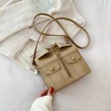 Women's Wide Strap Crossbody Shoulder Bag Soft Small Handbag B287