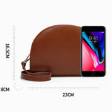 Women Shoulder Bag PU Leather Handbag Zipper Messenger Bags