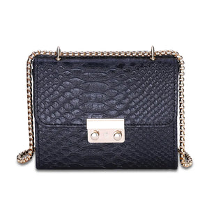 Women Hasp Flap Shoulder&Crossbody Bags PU Leather Lock Handbags