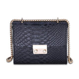 Women Hasp Flap Shoulder&Crossbody Bags PU Leather Lock Handbags