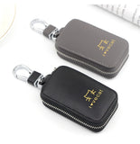 Women's Outdoor Leather Zipper Key Case Wallet