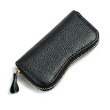 Leather Key Wallets Organizer Bag Keychain Coins Case Zipper Key Pouch