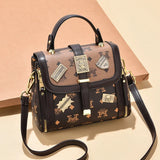 Portable Retro High-capacity Handbag for Women