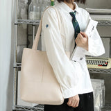 Summer Handbag with Phone Pocket and Zipper Closure
