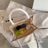 Summer Women's Handbag with Phone Pocket and Zipper