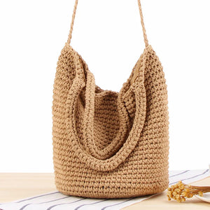 Summer Handbag with Phone Pocket and Zipper