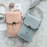 Summer Women Outdoor Crossbody Bag Heart Shaped Touch Screen Phone Wa