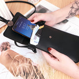 Summer Women Outdoor Crossbody Bag Heart Shaped Touch Screen Phone Wa