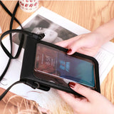 Summer Women Outdoor Crossbody Bag Heart Shaped Touch Screen Phone Wa