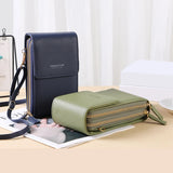 Summer Women Phone Bag Crossbody Wallet Touch Screen Heart Decorative