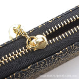 Solid Printing Tassel Ladies Wallet Large Capacity Clutch Bag Zipper Purse