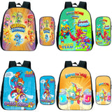 Zings Backpack 2pcs/Set Kids Bookbag Superzings Series 9 School Bags