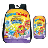 Zings Backpack 2pcs/Set Kids Bookbag Superzings Series 9 School Bags