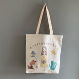 Large Capacity Ladies Shoulder Bag Japanese Student Female Cloth Bag