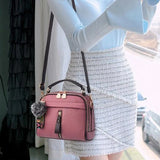 Sweet PU Bag Ladies Leather Handbags Messenger Shoulder Bag