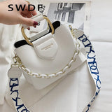 Stylish Straw Rattan Woven Shoulder Bag for Women Vacation Travel Beach Bag