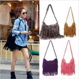Tassel Bags Women Messenger Bags Faux Suede Shoulder bags