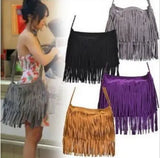 Tassel Bags Women Messenger Bags Faux Suede Shoulder bags