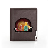 The Little Prince And The Fox Wallet Leather Billfold Slim