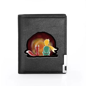 The Little Prince And The Fox Wallet Leather Billfold Slim