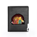 The Little Prince And The Fox Wallet Leather Billfold Slim