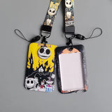 Nightmare Before Xmas PVC Card Cover Lanyard Keychain
