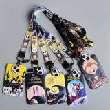 Nightmare Before Xmas PVC Card Cover Lanyard Keychain